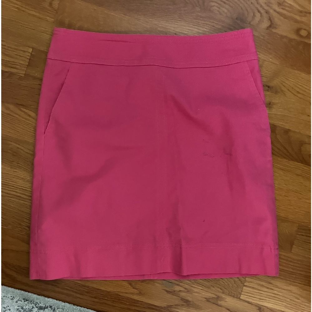 pink talbots skirt